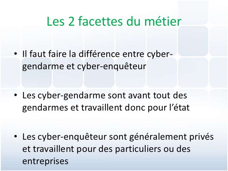 comment devenir cyber gendarme