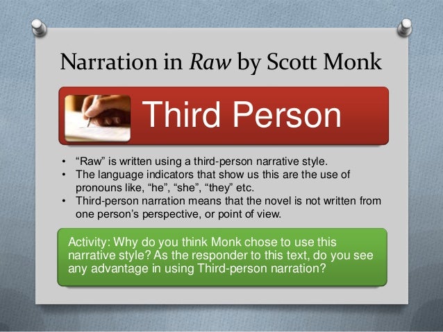 Scott monks raw essay