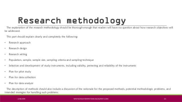 Developing a research proposal pdf