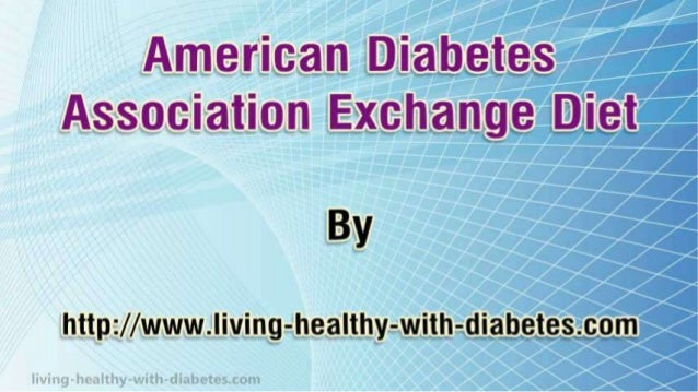 DIABETES DIET EXCHANGE diabetes diet exchange: