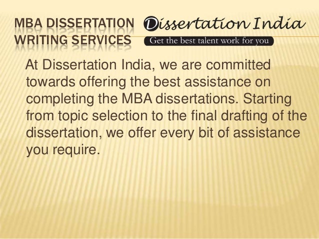 Writing Mba Dissertation