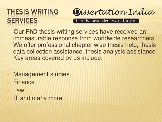 phd dissertation writing service