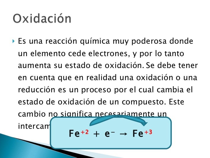 Ppt 3 reacciones de óxidación y reducción