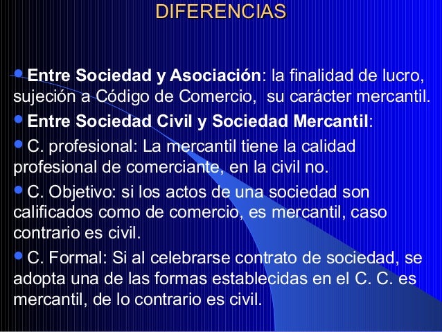 Diferencia Entre Sociedad Civil Y Asociacion Civil es.slideshare.net