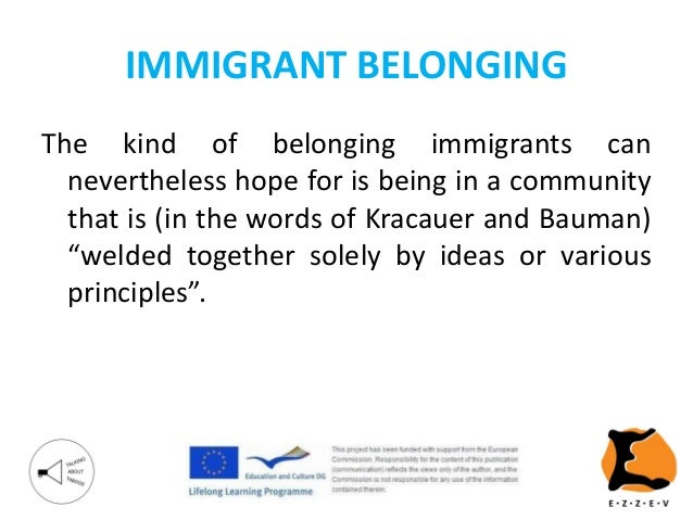 Belonging Essay Introduction