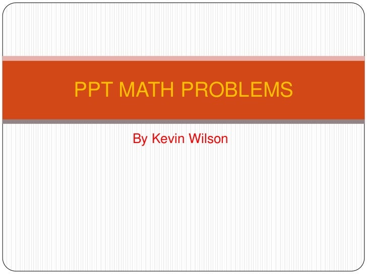 ppt mathematics