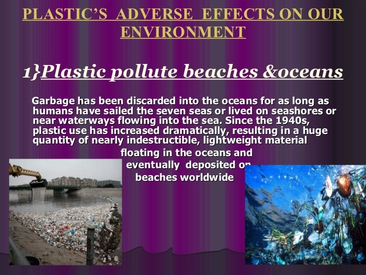 Plastic pollution ppt