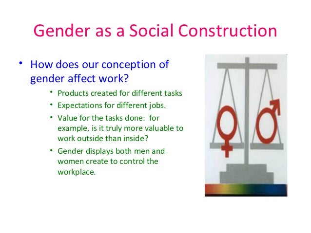 Gender construction essays