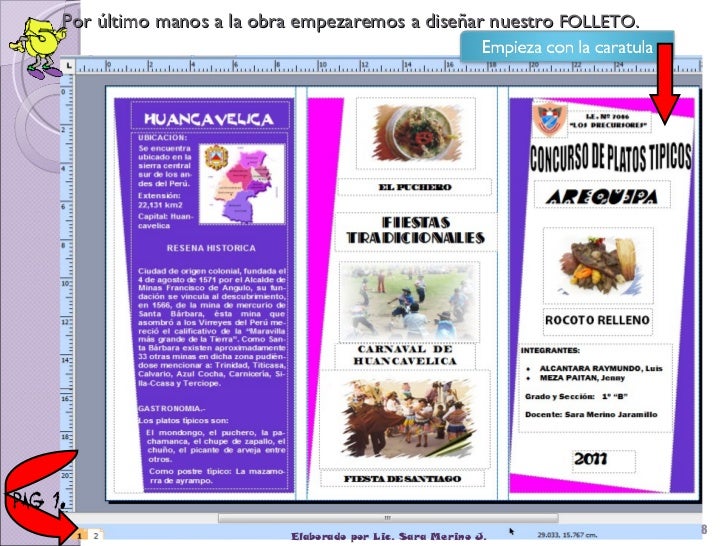 Resultado de imagen para FOLLETOS en publisher