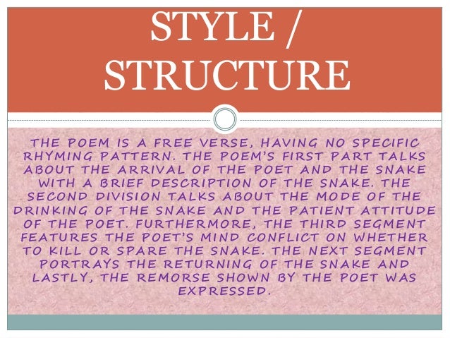 snake d h lawrence essays snake d h lawrence essays