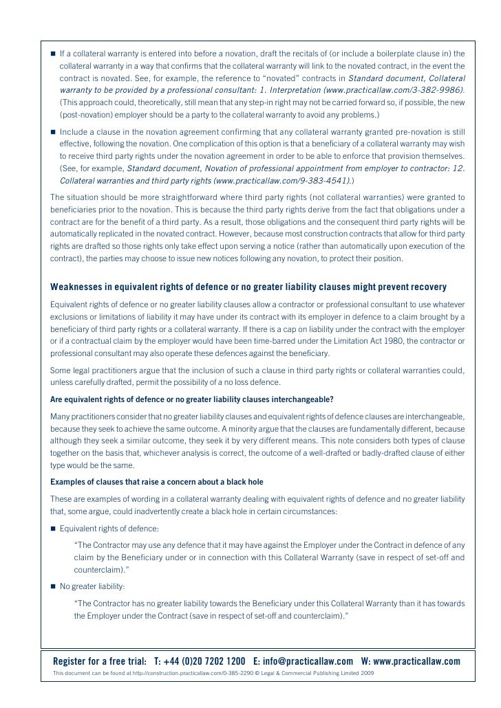 form construction warranty