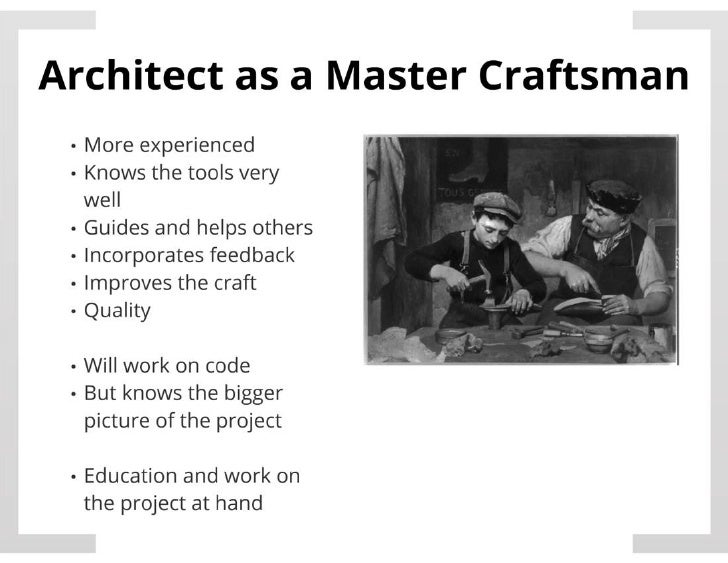 architect as master craftsman