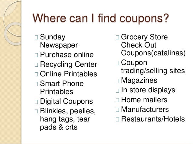 Categories The coupons included in an insert do vary by region, if you do not see a coupon in the pictures then it is not available in this insert in my area. So please look them .