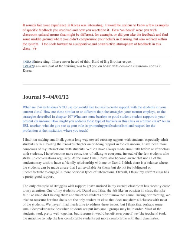 biology practicum reflective journal Exploring reflective teaching through informed journal keeping teaching practicum, reflective teaching, exploring reflective teaching through informed journal. biology practicum reflective journal Exploring reflective teaching through informed journal keeping teaching practicum, reflective teaching, exploring reflective teaching through informed journal.