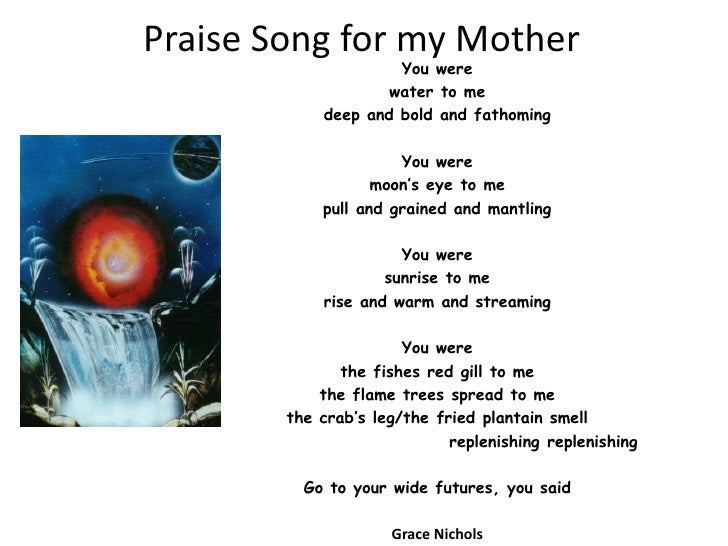 song for my praise song for my mother song for my praise song for my mother