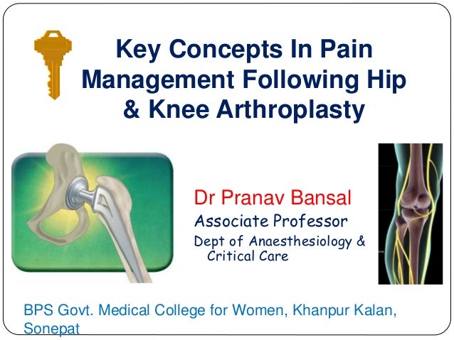 gabapentin after joint replacement