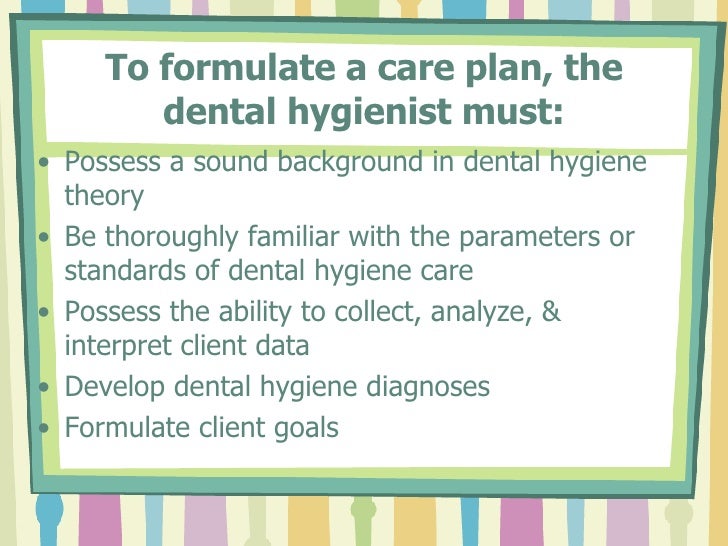 Pre Clinic Theory Care Plan