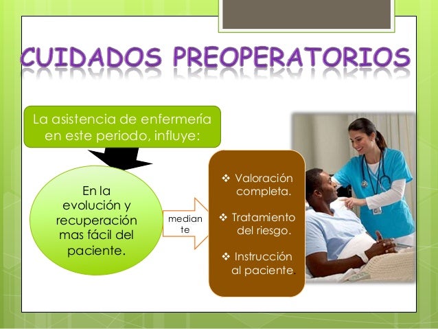CUIDADOS DE ENFERMERÍA EN PRE-POSTOPERATORIO