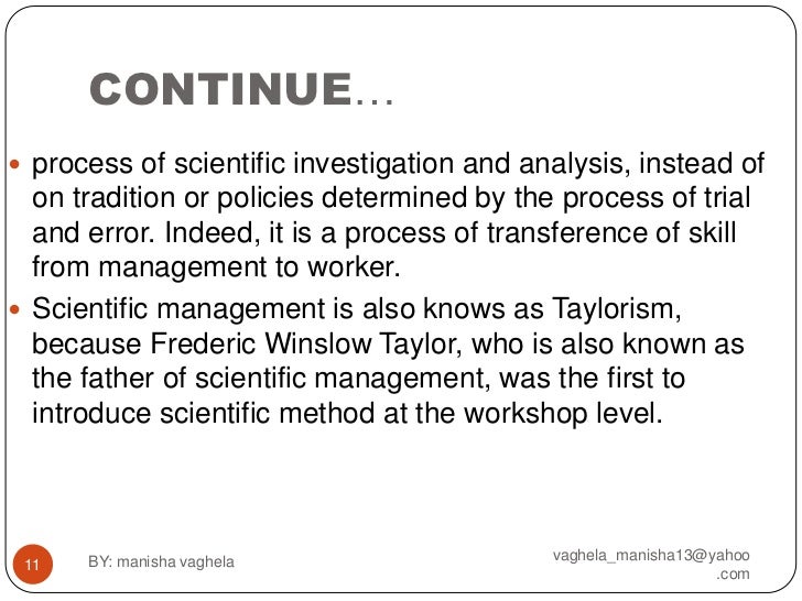 describe and critique on scientific management Transcript of the scientific management/ perspective critical and feminist theories provide that critique and examine from the scientific management point. describe and critique on scientific management Transcript of the scientific management/ perspective critical and feminist theories provide that critique and examine from the scientific management point.