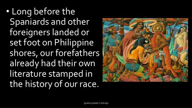 Philippine writers before the coming of spaniards