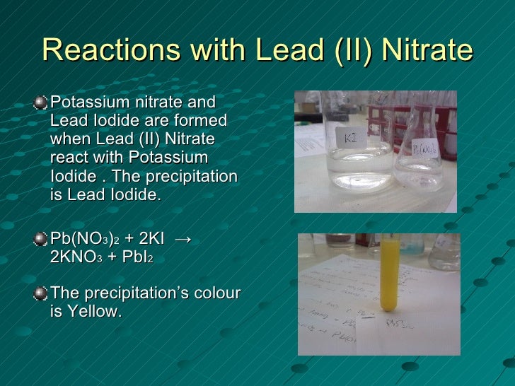 Precipitation react2