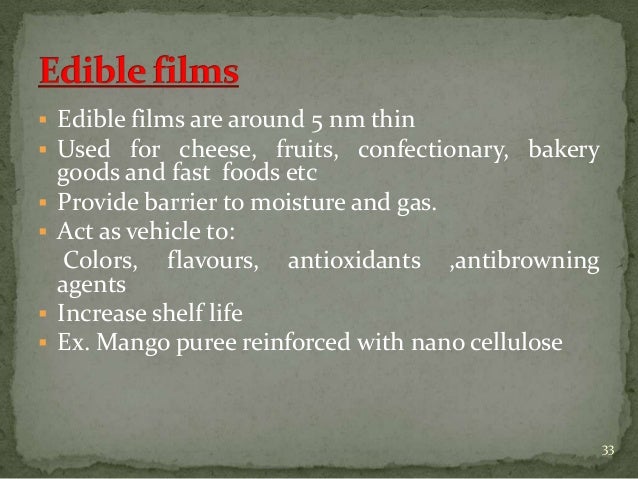 Paper presentation on nanotechnology food to go