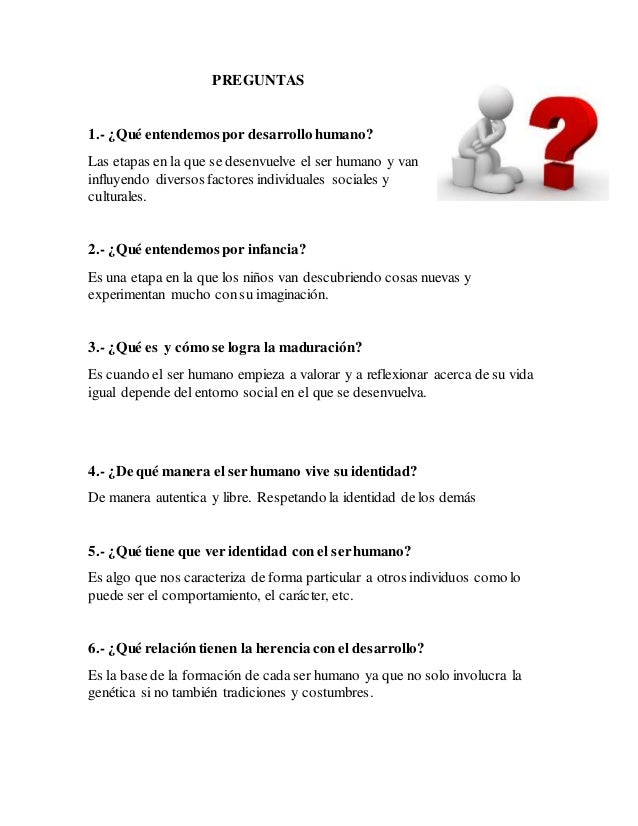 Preguntas primer trabajo Preguntas primer trabajo