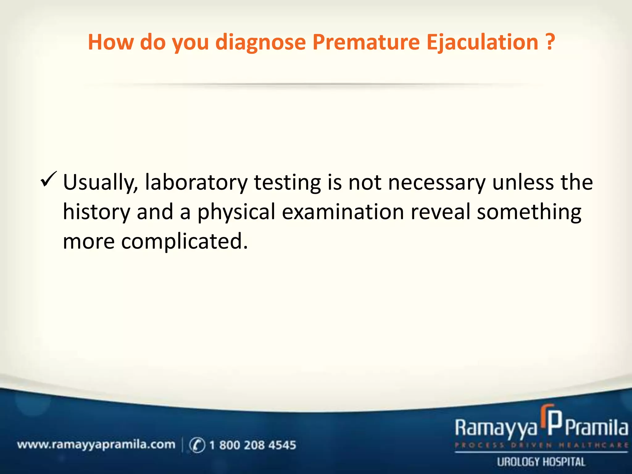 Pre Mature Ejaculation PPTX