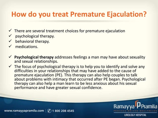 Pre Mature Ejaculation PPT
