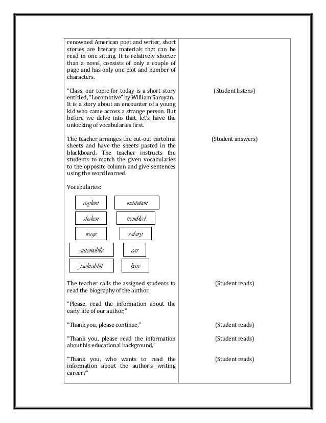 William Saroyan lesson plan William Saroyan lesson plan