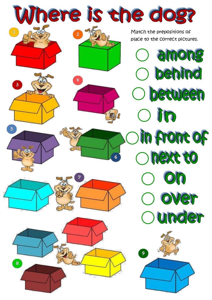 Prepositions of...