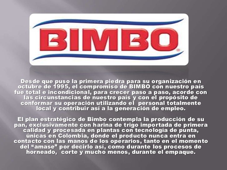 Presentac..bimbo Presentac..bimbo