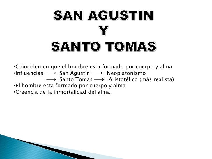 San Agustin y Santo Tomas