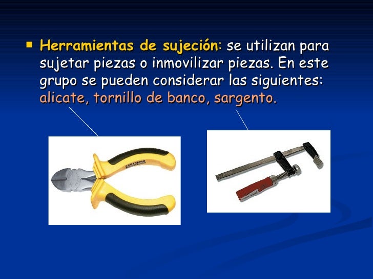 Las Herramientas Manuales