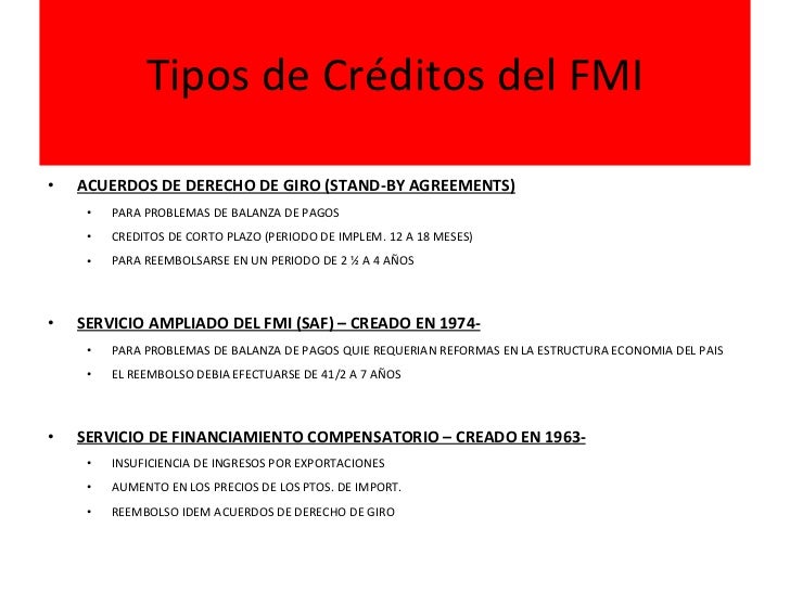 condiciones del fmi para prestamos