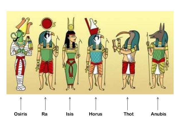 ancient egyptians gods and goddess