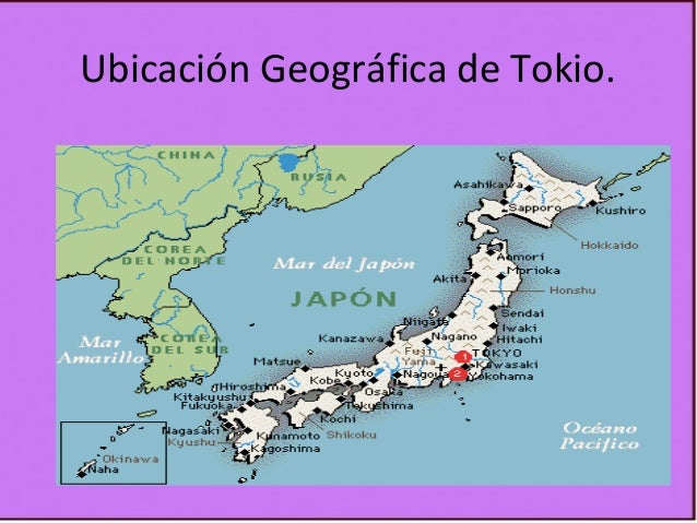 Resultado de imagen para ubicacion geografica tokio