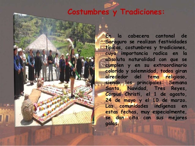 Resultado de imagen para tradiciones de loja