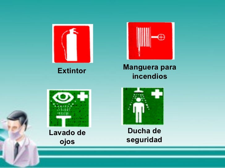 Extintor Manguera para incendios Lavado de ojos Ducha de seguridad