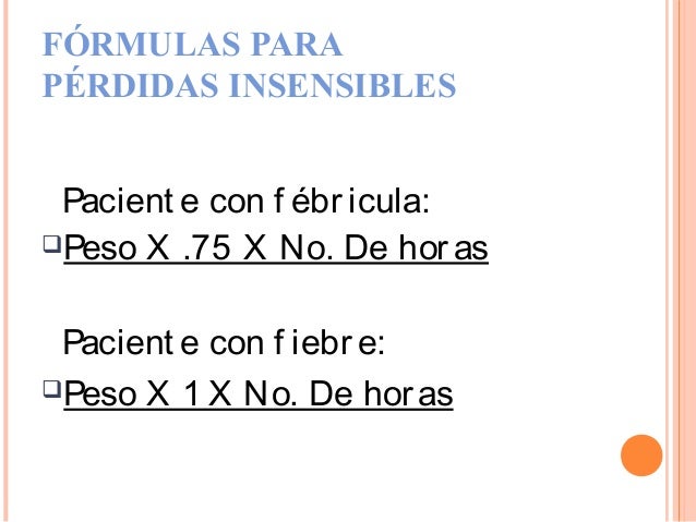 Ver imagen de origen Resultado de imagen de perdidas insensibles