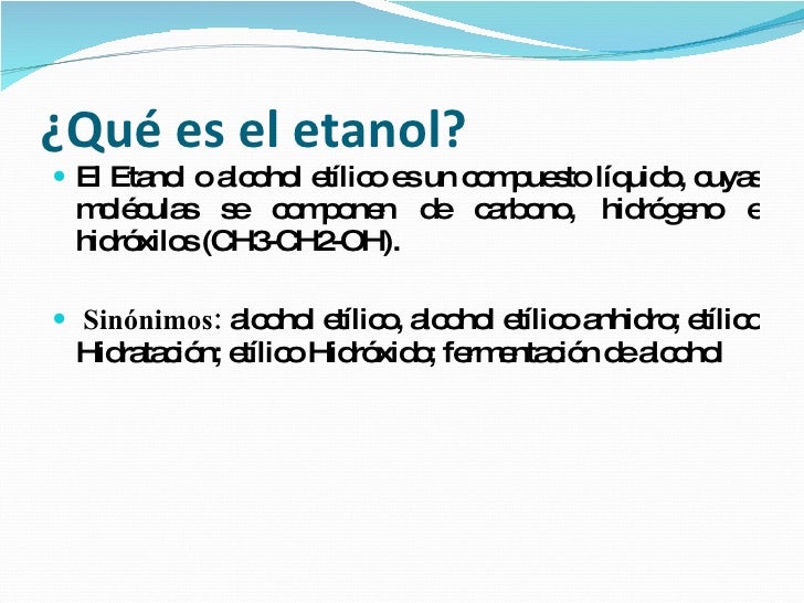 Presentación Etanol