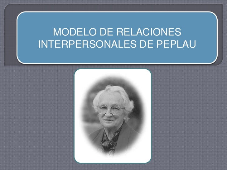 Hildegard Peplau Modelo De Relaciones Interpersonales - vrogue.co