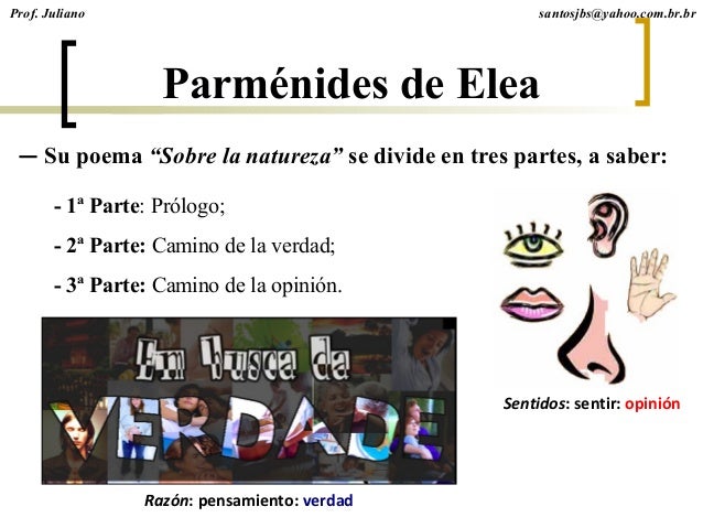 Presentación pensamiento de Parménides de Elea