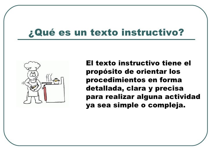 Resultado de imagen para texto instructivo ejemplos