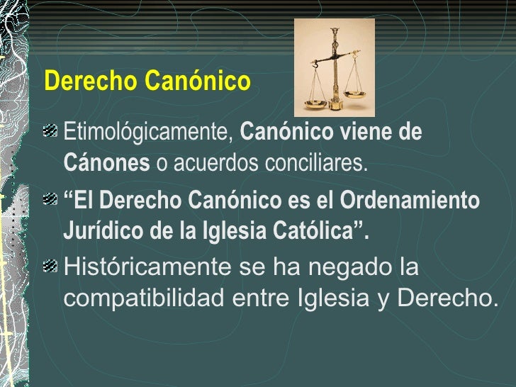 Presentacion Derecho Canónico
