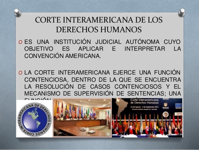 Presentacion corte interamericana de los derechos humanos