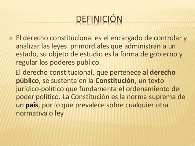 derecho constitucional evolucion y origen