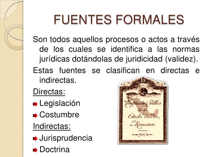 Image result for fuentes formales