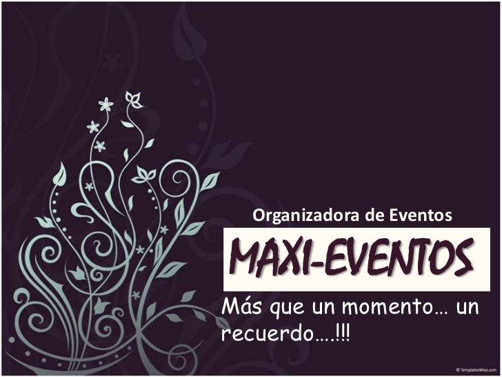 Organizadora De Eventos Organizadora De Eventos