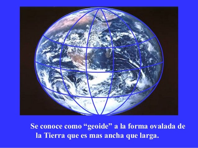Resultado de imagen para La Tierra es un planeta ovalado